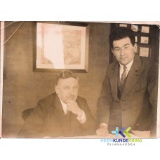 Lobith Oud burgemeester Bruns en secretaris Mulder F0000056